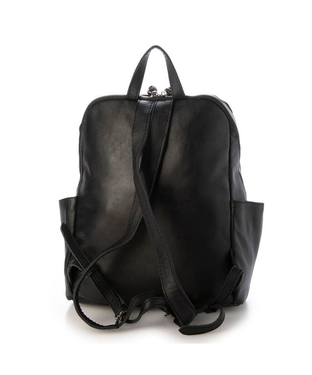 UNBILLION ペルケ perche / ダブルジッパー牛革バックパック 
