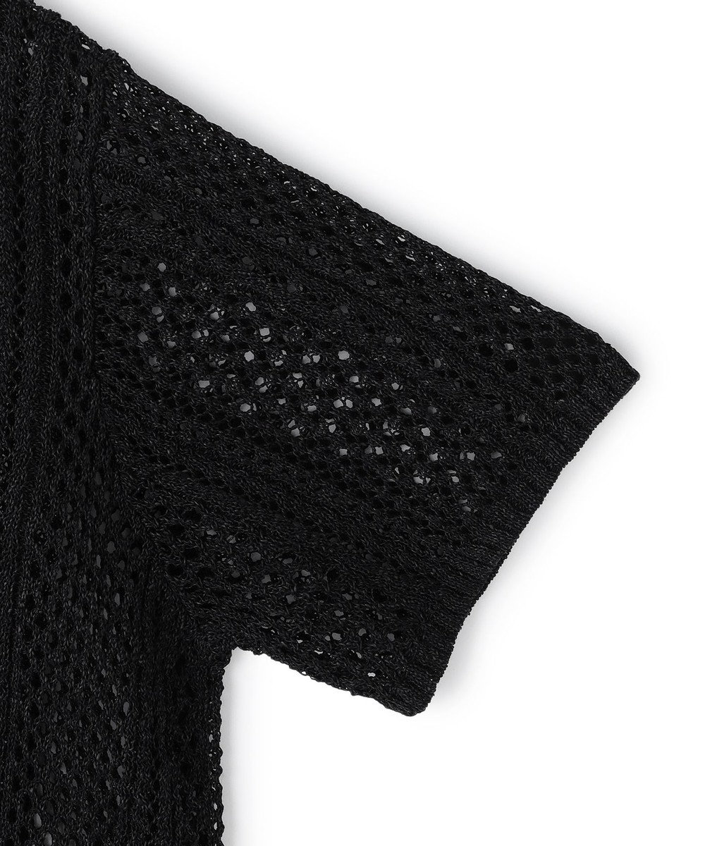 BEIGE， ATACAM / パターンメッシュ ハーフニット 