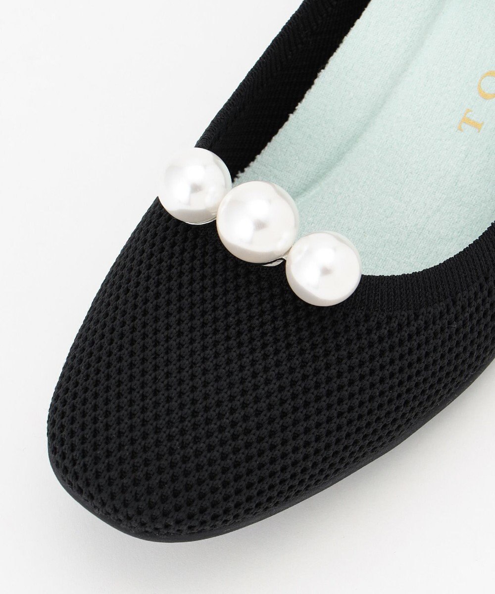 TOCCA 【軽量・撥水・お洗濯可・選べるシュークリップ】steppi×TOCCA BALLET PUMPS パンプス 