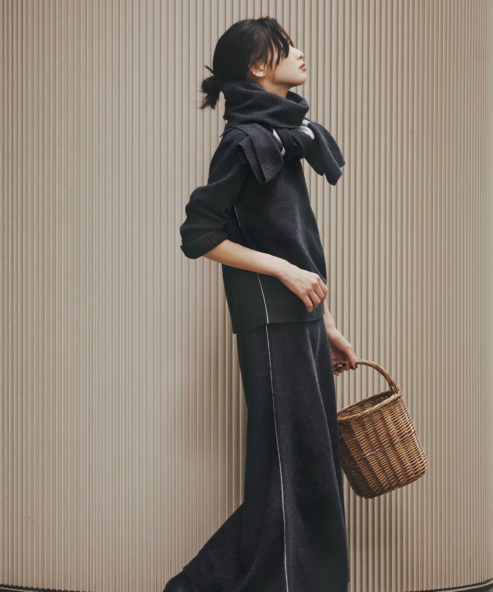 ICB ミルドウール オフタートルプルオーバー 