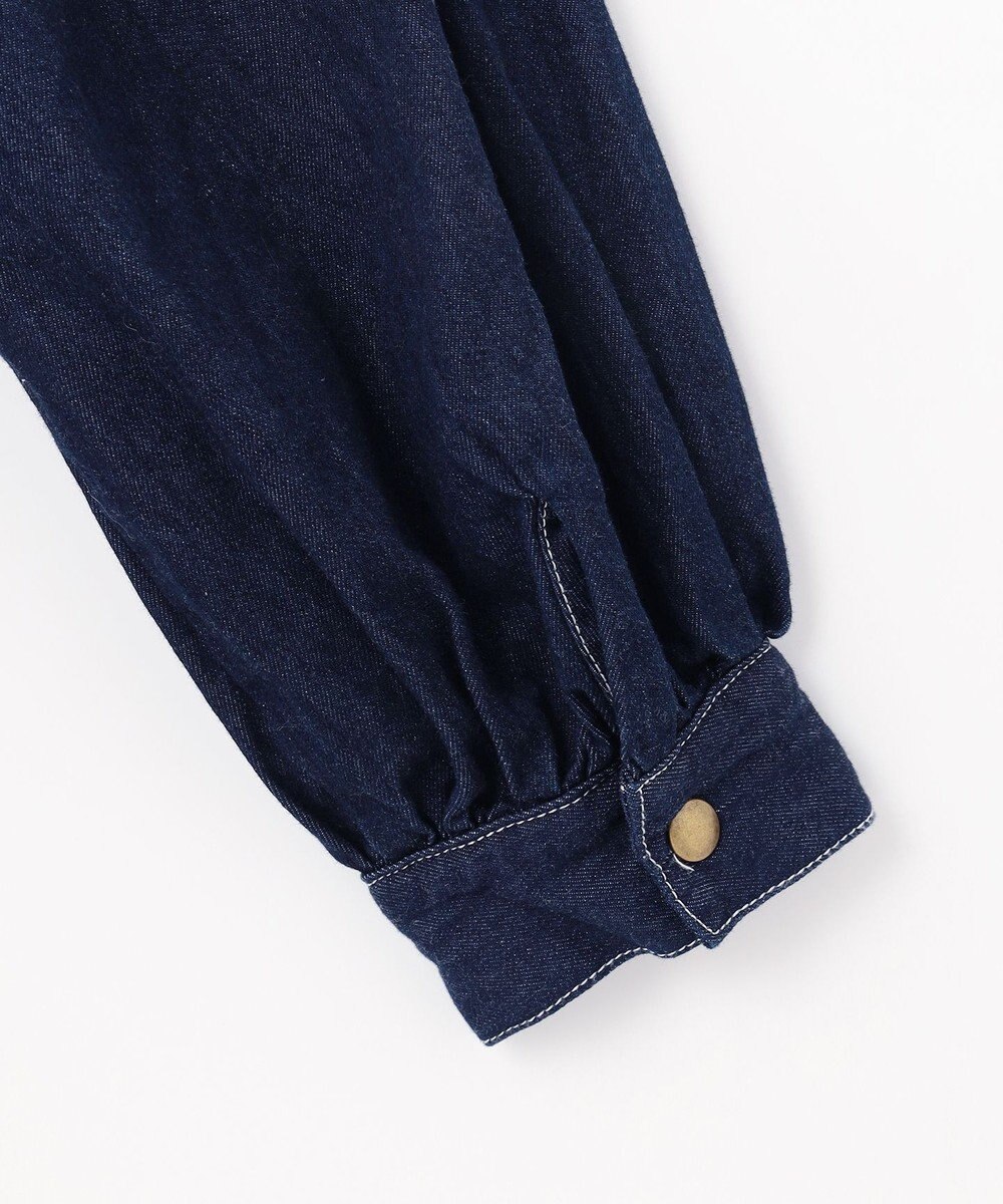 Feroux 【洗える】デニムミディ ワンピース 