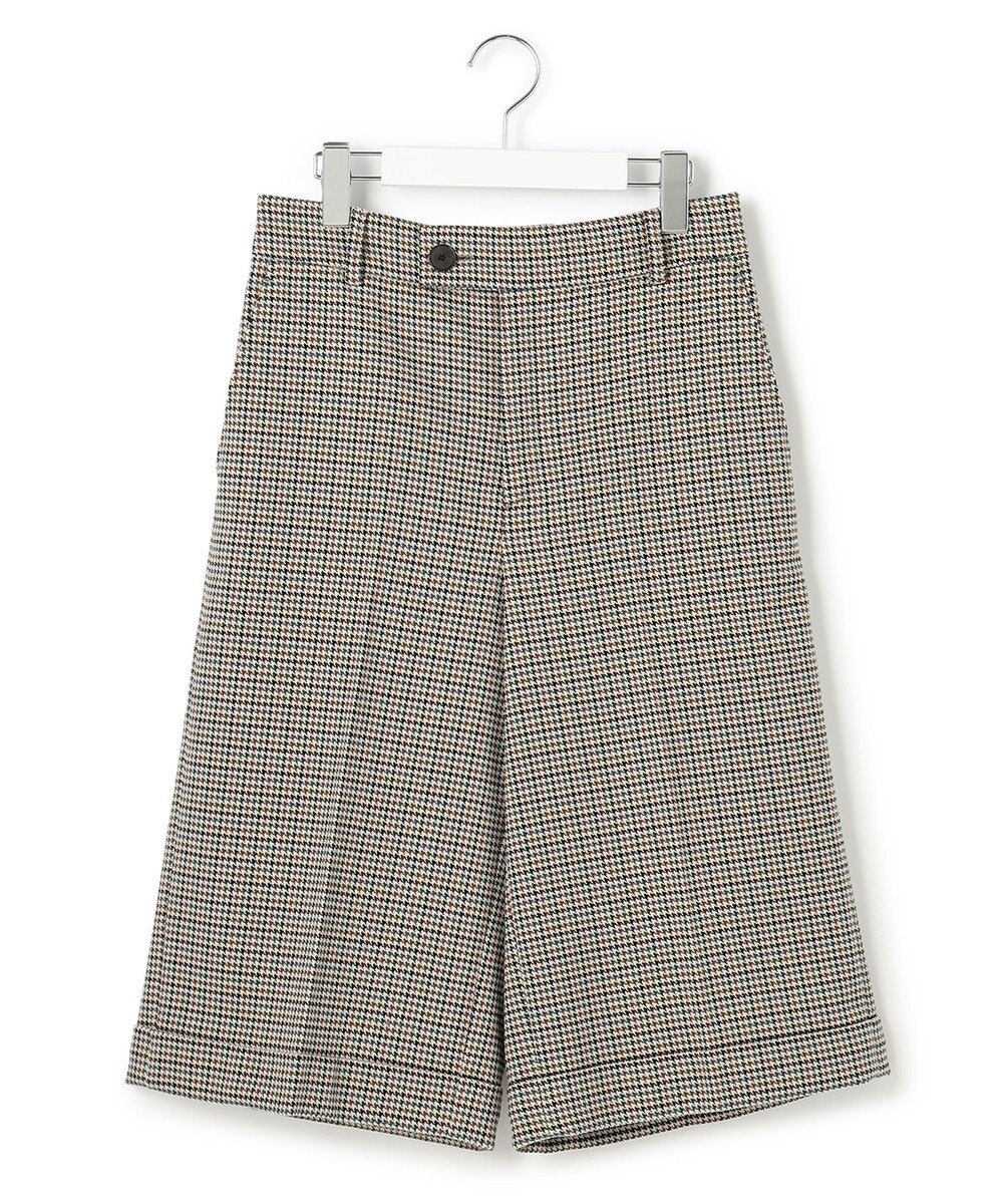 23区 ライトツイード チェック ハーフパンツ 