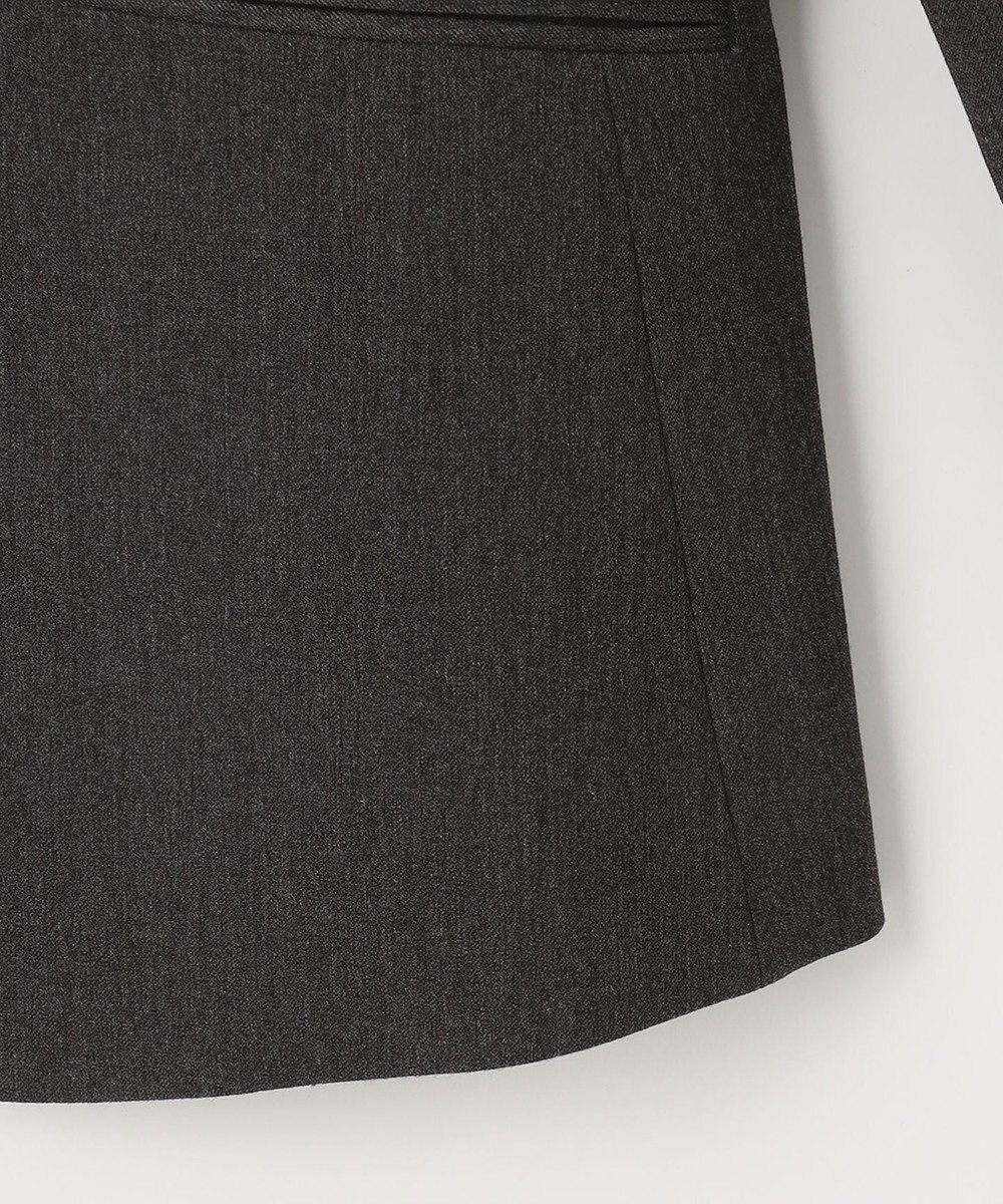 J.PRESS LADIES S 【洗える】アルガンシルク ノーカラー ジャケット 