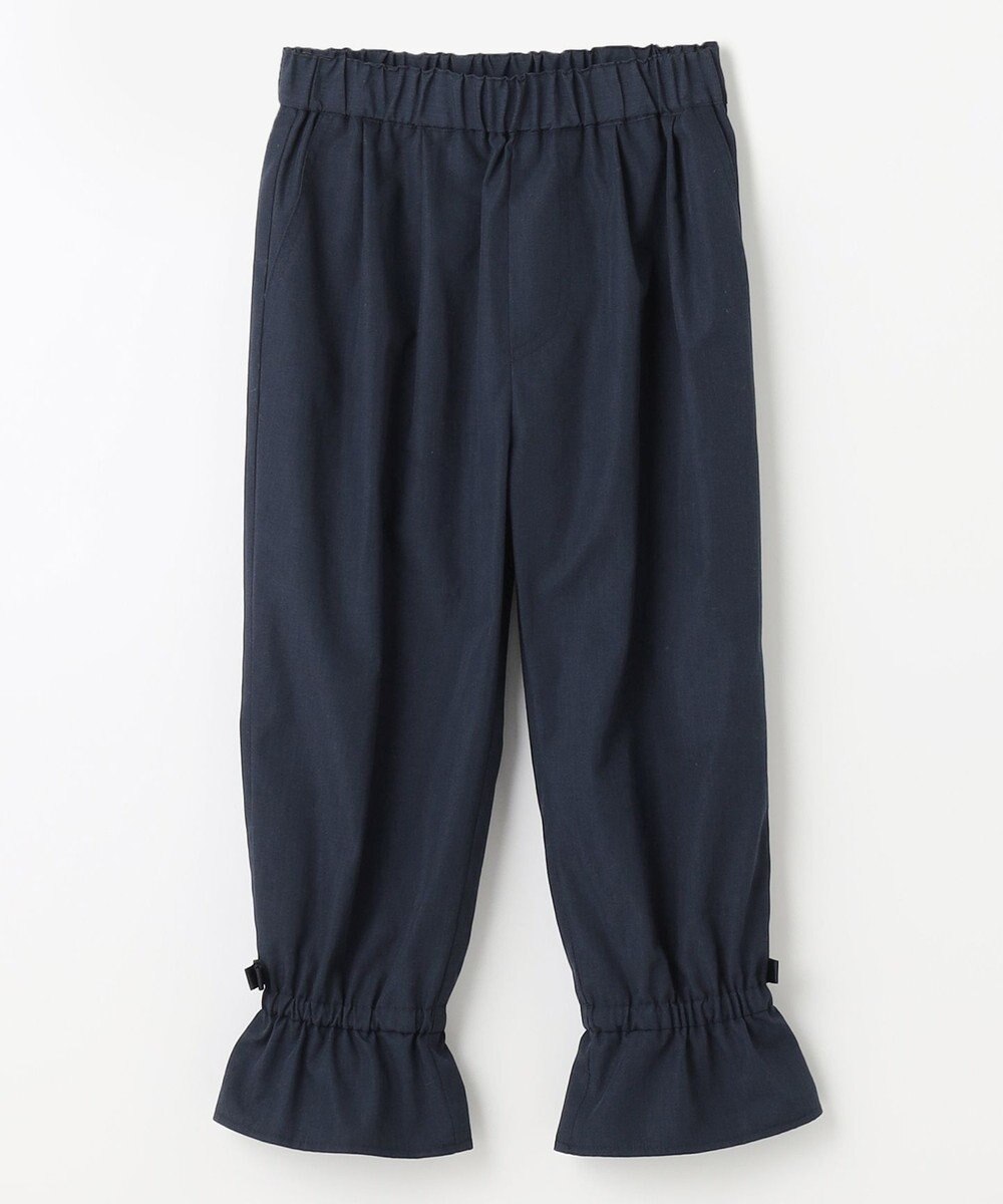 組曲 KIDS 【110-140㎝】フリルクロップ丈 パンツ 