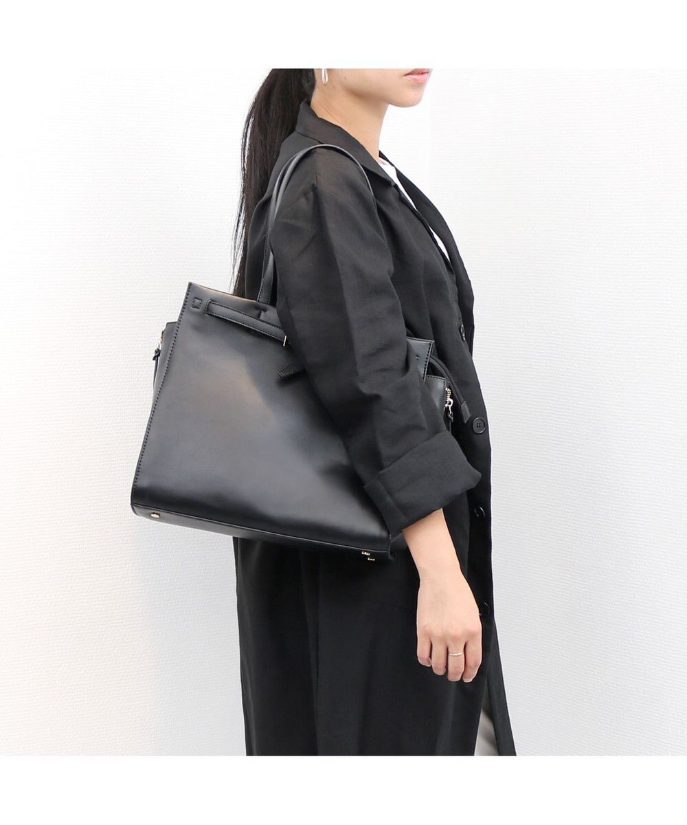 UNBILLION カシュカシュ cachecache / ベルトディテールサイドジップA4トート 