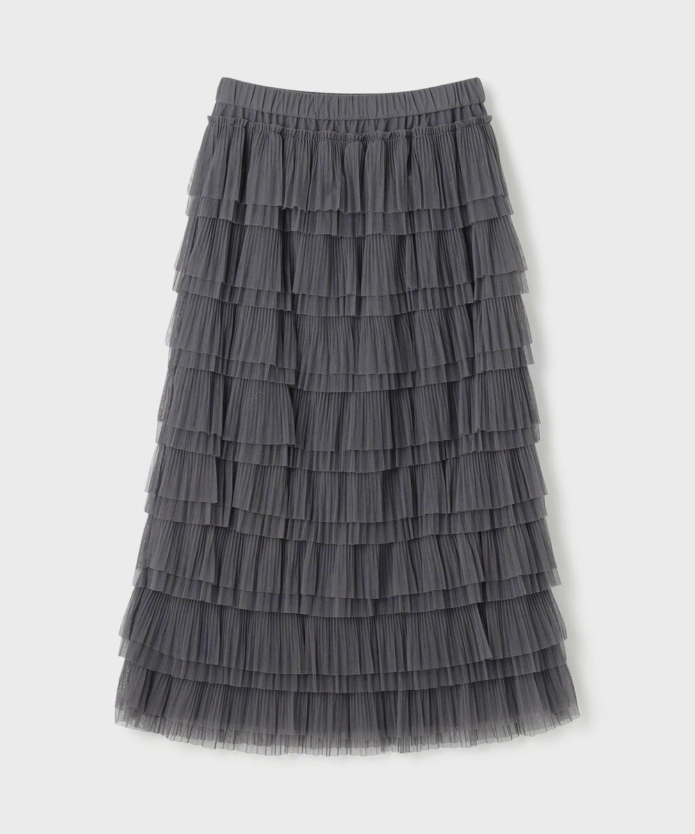 GRACE CONTINENTAL タイトティアードチュールスカート 