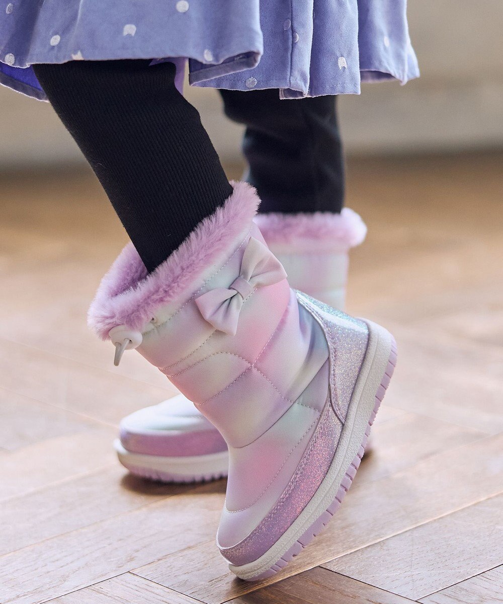 ANY KIDS キラキラスノーブーツ 