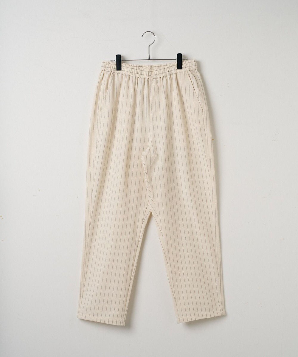 WEGO 【ユニセックス着用アイテム/手洗い可/SETUP可/ウエストゴム】リネンレーヨンイージーパンツ 