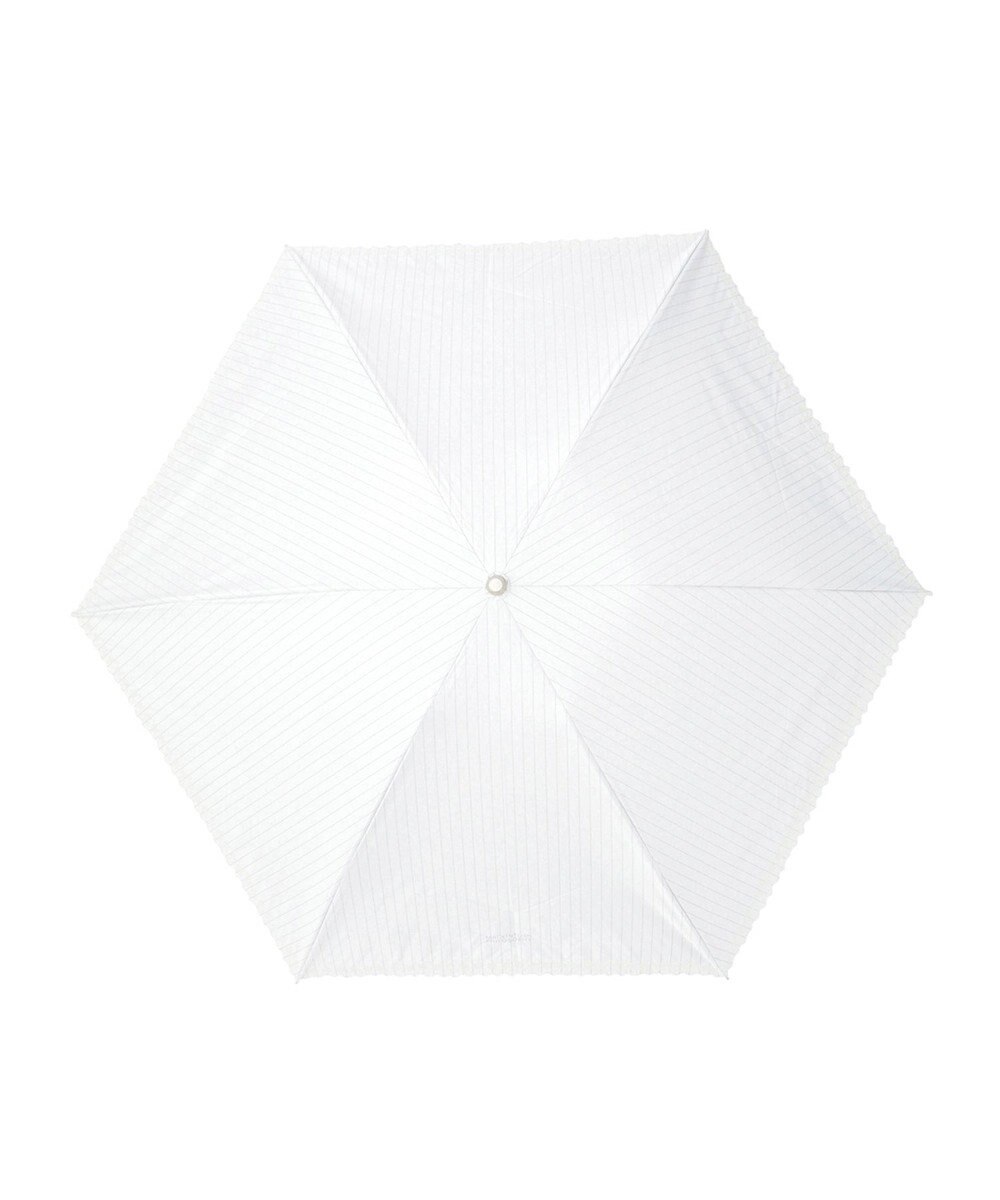 MOONBAT 【軽量】マッキントッシュ フィロソフィー 晴雨兼用日傘 折りたたみ傘 ストライプ／遮光 遮熱 UV 