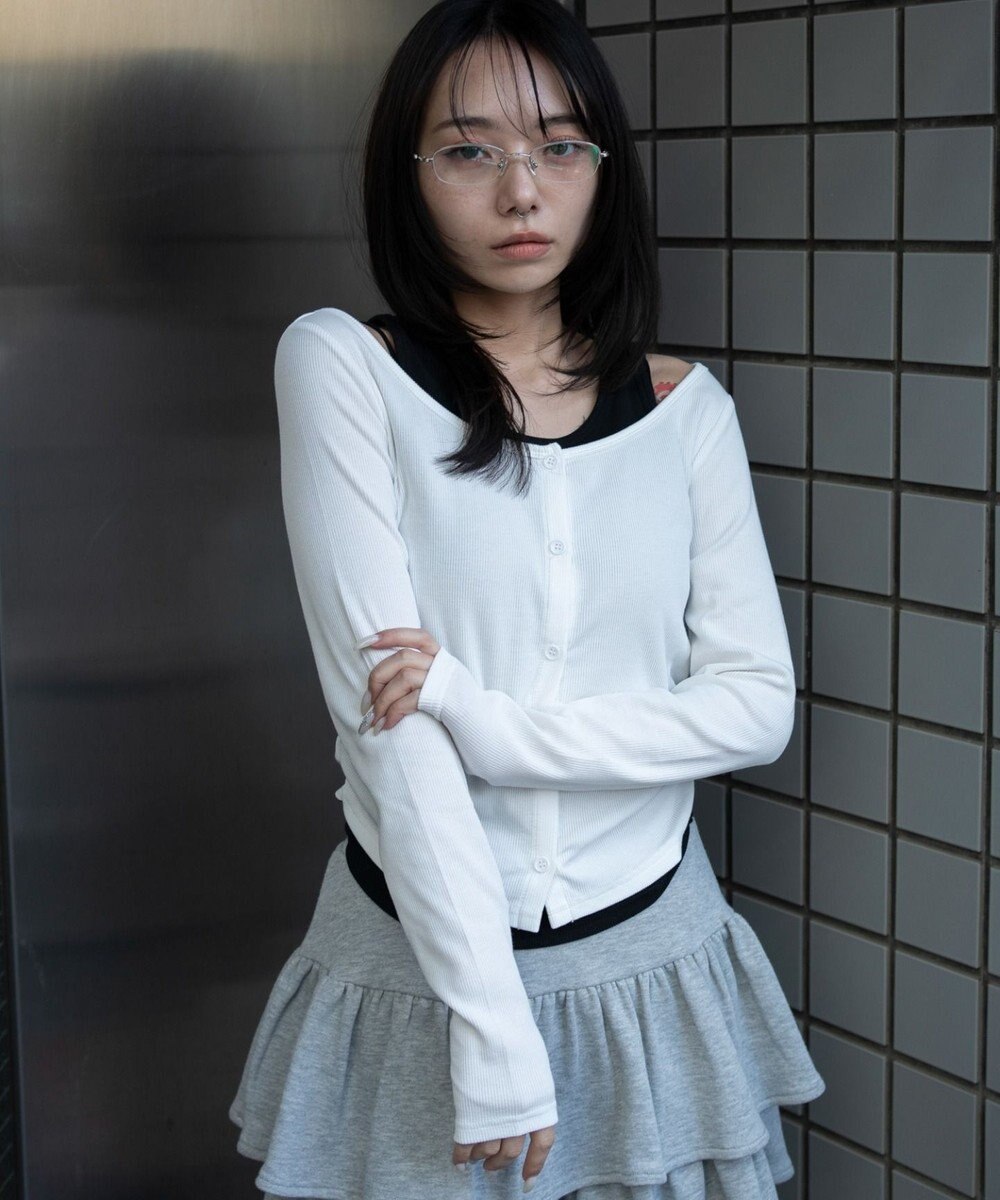 WEGO カーデドッキングレイヤードロンT 