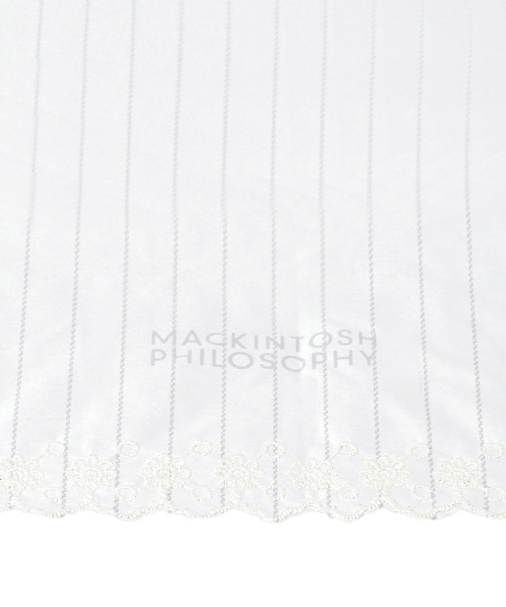 MOONBAT 【軽量】マッキントッシュ フィロソフィー 晴雨兼用日傘 折りたたみ傘 ストライプ／遮光 遮熱 UV 