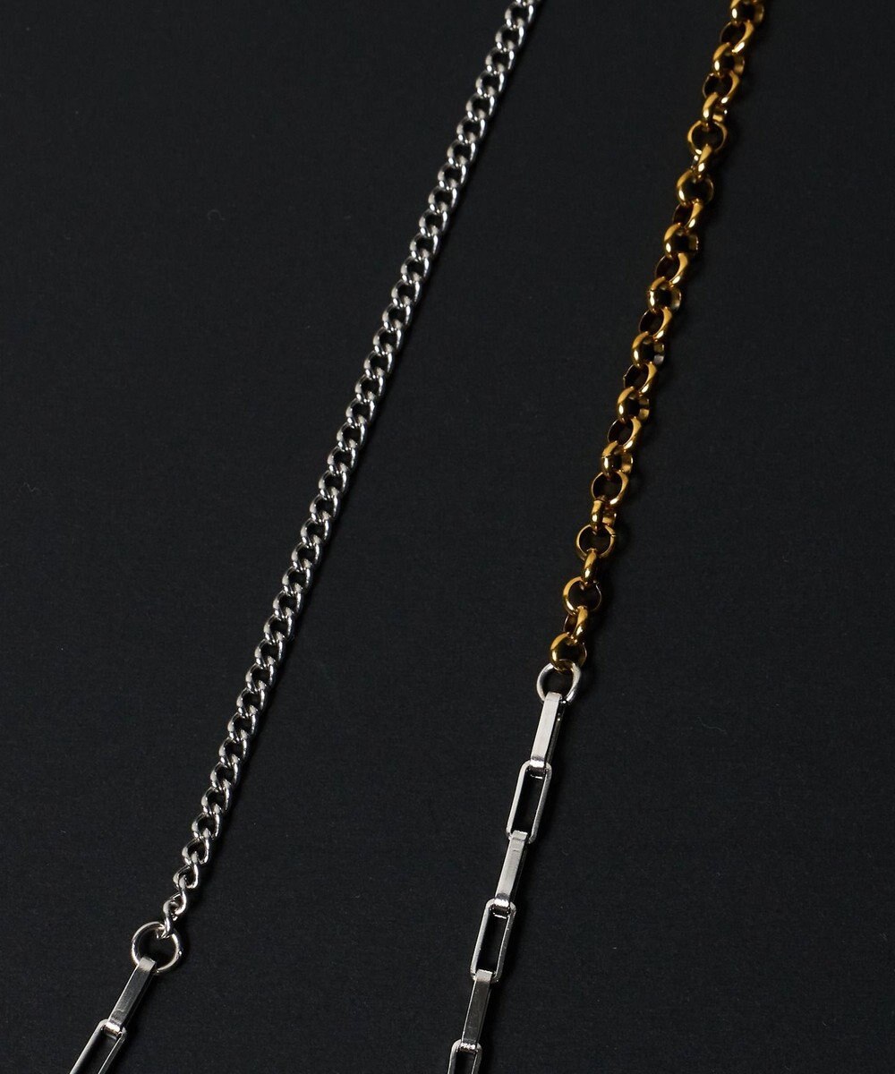 WEGO M細チェーンMIXネックレス 