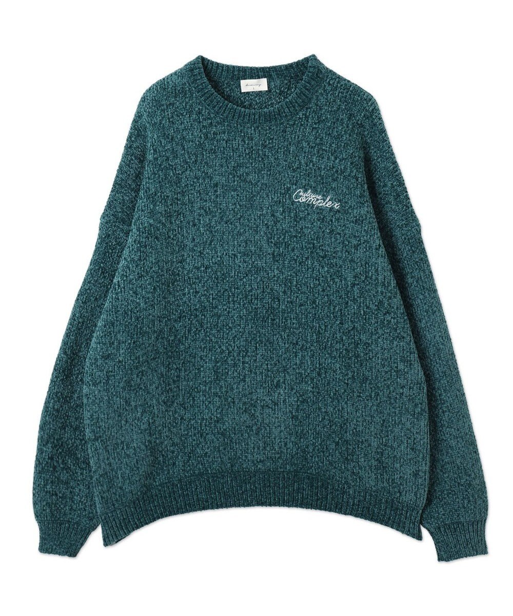 WEGO ベロアモールワンポイントプルオーバー 