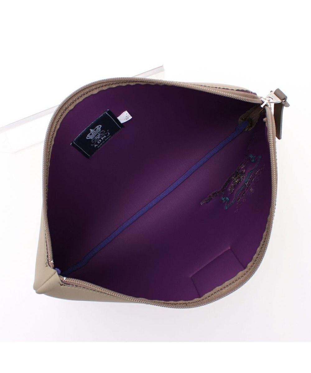 A.D.M.J. 【魔法の様に軽い】マジックライト/スパニッシュファブリックエンブレム刺しゅうフラットポーチ2セット(L/LL) 