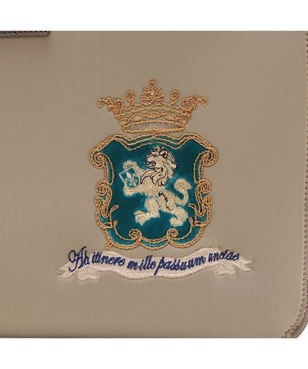 A.D.M.J. 【魔法の様に軽い】マジックライト/スパニッシュファブリックエンブレム刺しゅうフラットポーチ2セット(L/LL) 