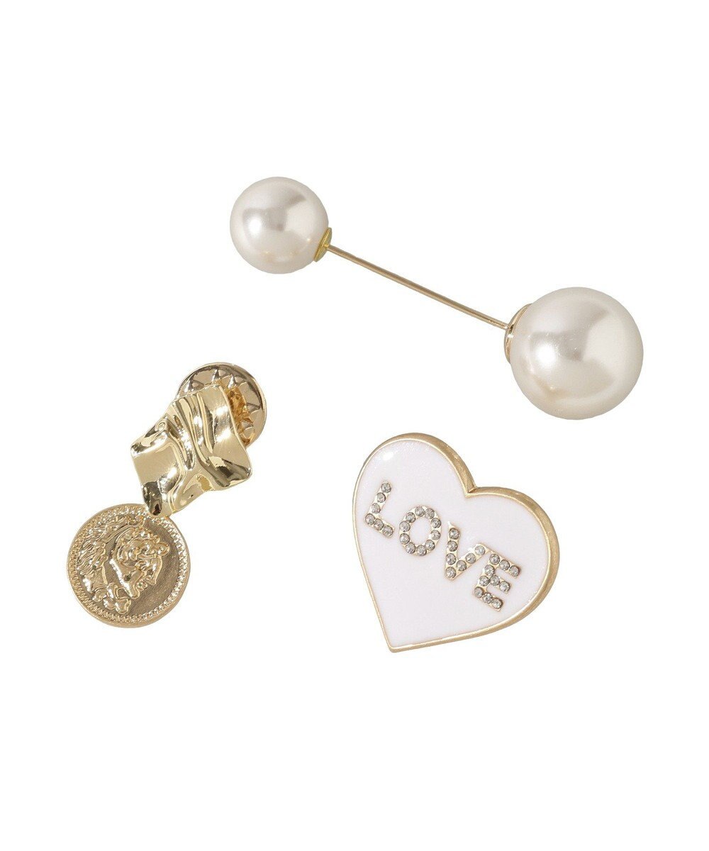 earth music&ecology ハッピーモチーフブローチセット 