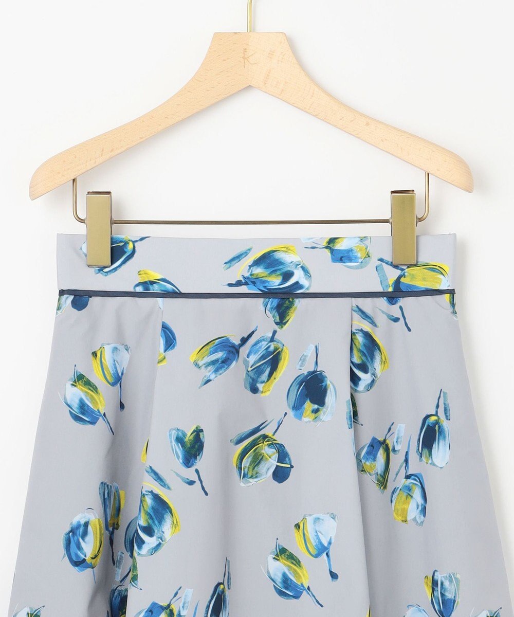 組曲 チューリッププリント フレアスカート 