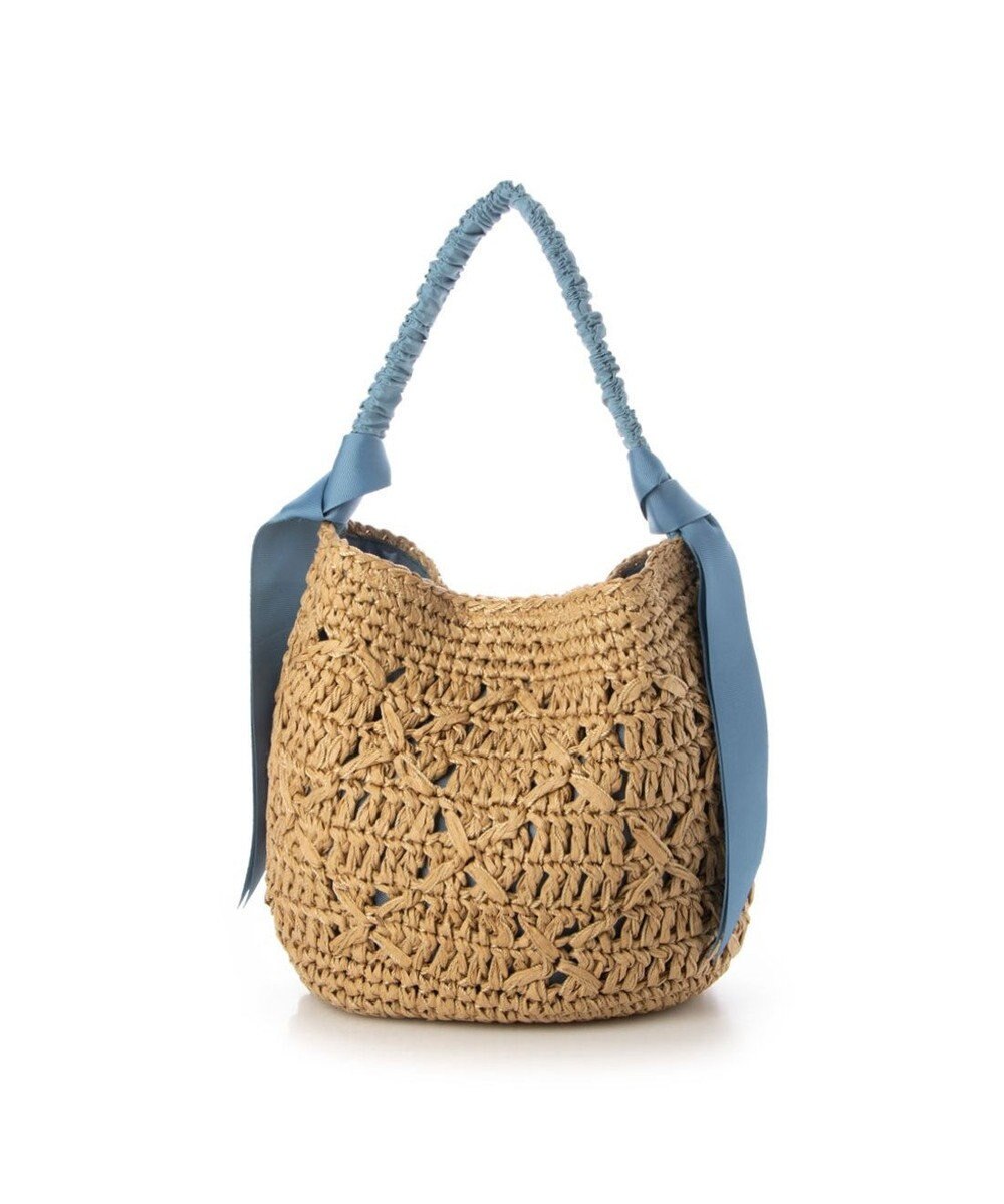 UNBILLION cachecache 下がりグログラン柄編みワンハンドルクロッシェトート 