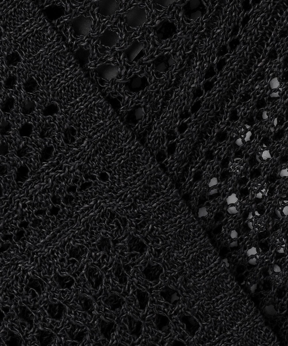 BEIGE， ATACAM / パターンメッシュ ハーフニット 