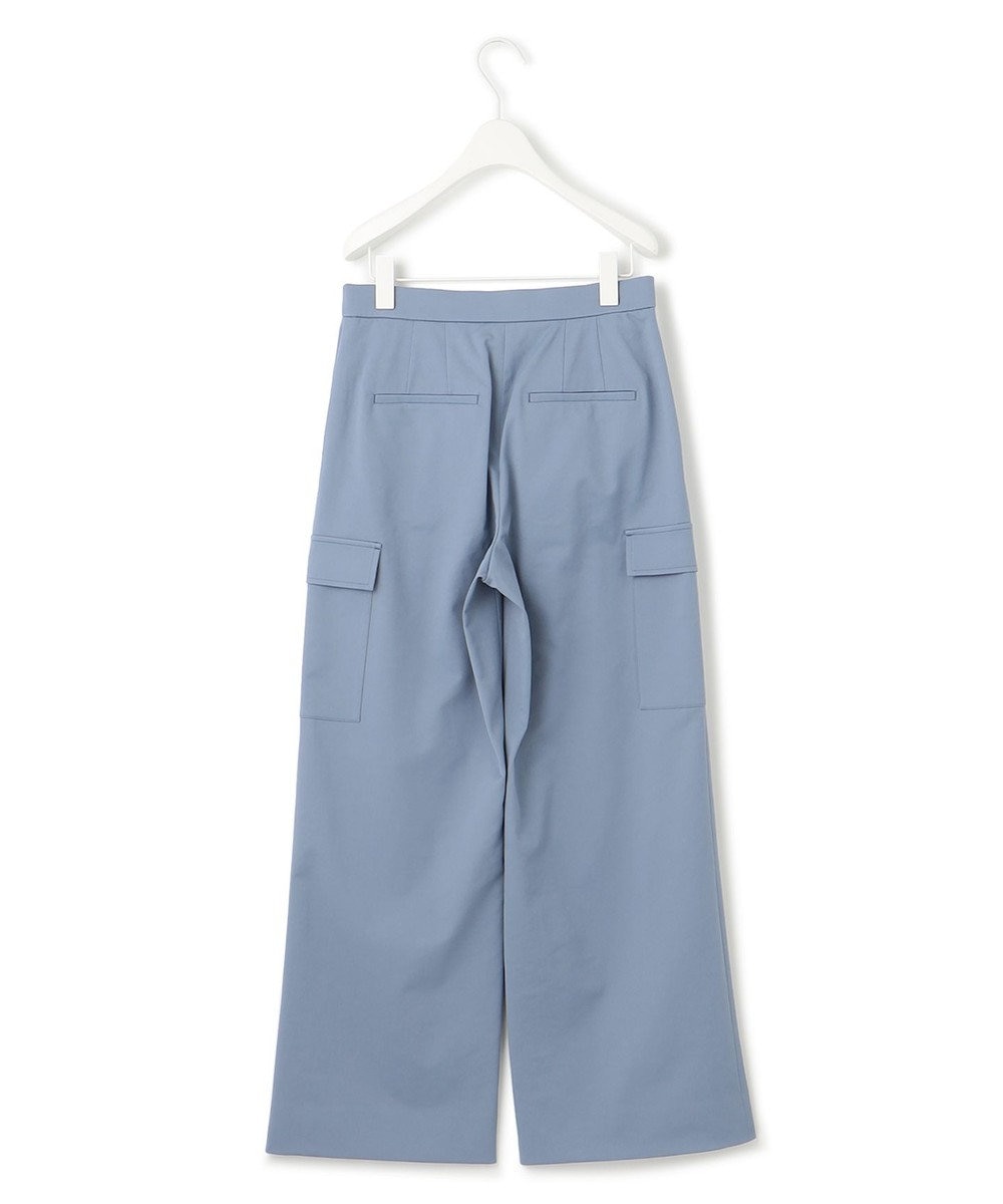 ICB 【UVカット・吸水速乾・洗える】シェルタリングドライサテン  ワイドストレートカーゴパンツ 