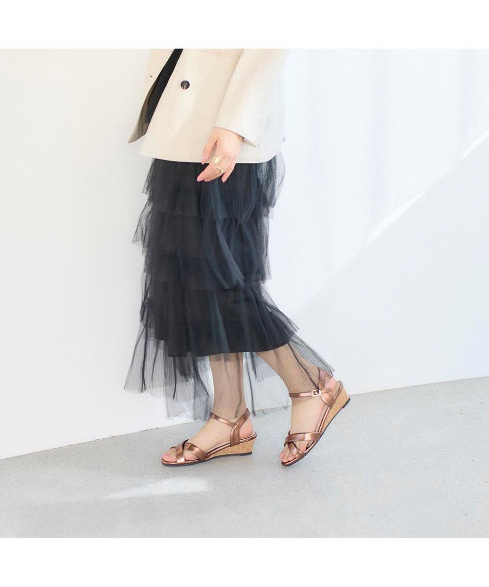 MODE ET JACOMO <noyau>ヒールクロスベルトサンダル 