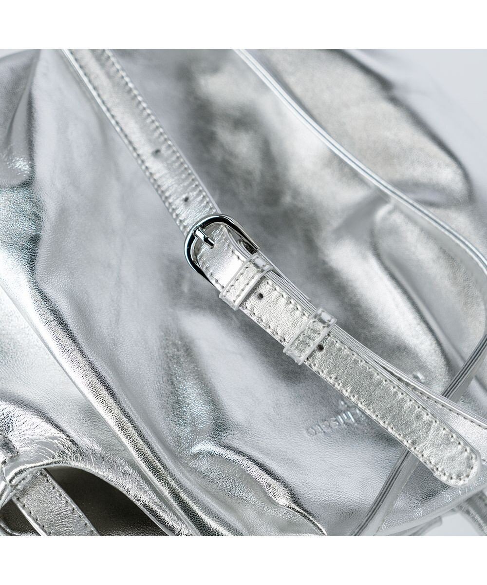 tsumori chisato CARRY ラムギャザー 2way ハンドバッグ ショルダーバッグ 