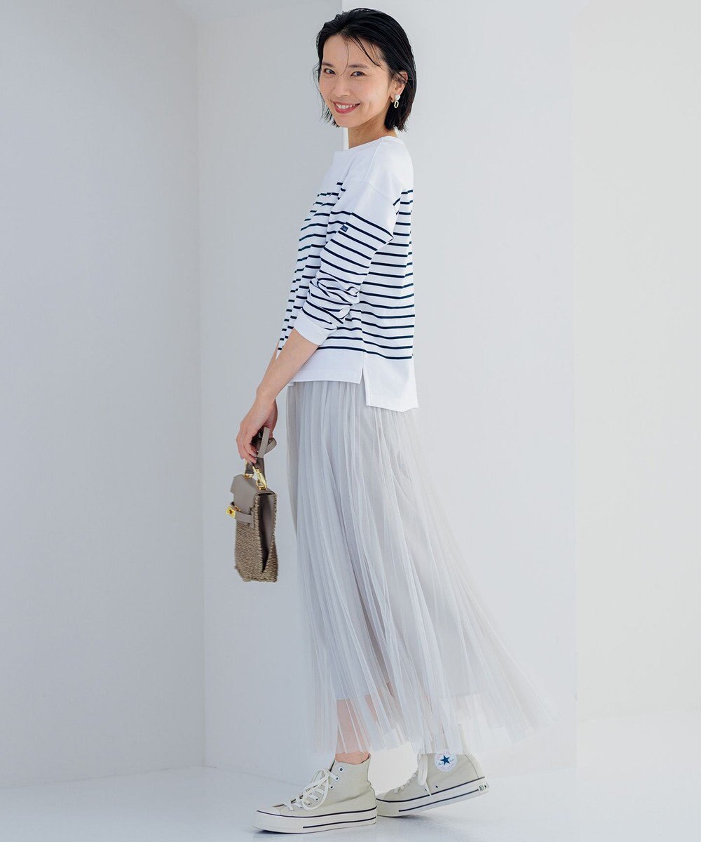 23区 L 【Oggi4月号掲載/洗える】Armor-lux パネルボーダー カットソー 