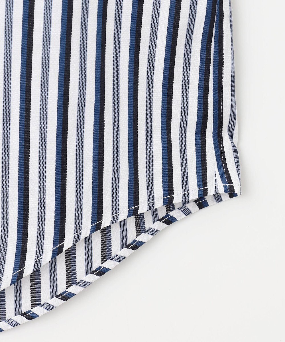 JOSEPH ABBOUD 【オーガニックコットン・柔らかな肌触り】カラーストライプ シャツ 