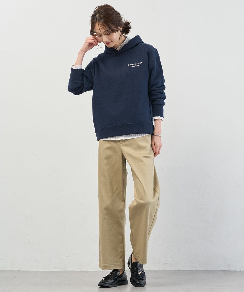 J.PRESS LADIES 【WEB限定】ロゴ裏毛 パーカー 