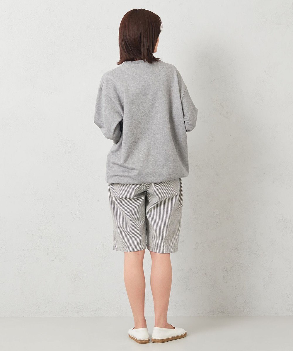 JOSEPH ABBOUD MOUNTAIN 【SPACE／UNISEX】ストライプイージーショートパンツ 