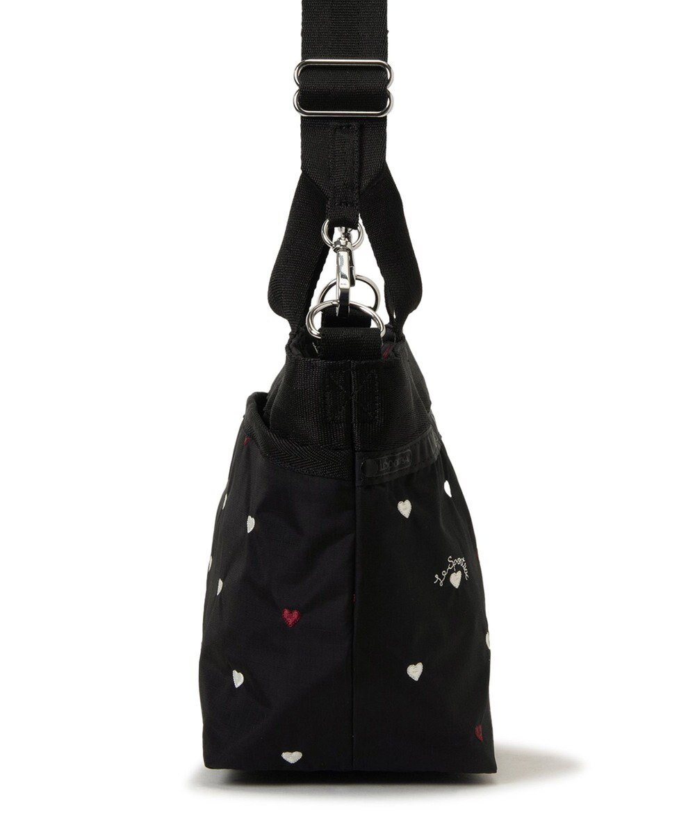 LeSportsac SMALL BUCKET TOTE/レッド/ホワイトハートEMB 