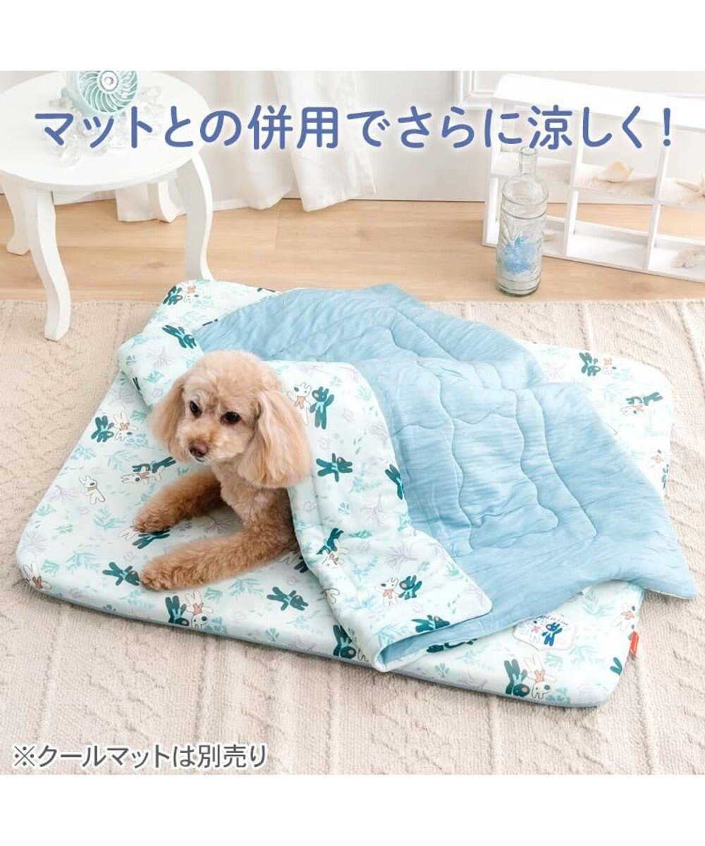 PET PARADISE リサとガスパール もちっと クール ブランケット 《海草柄》 