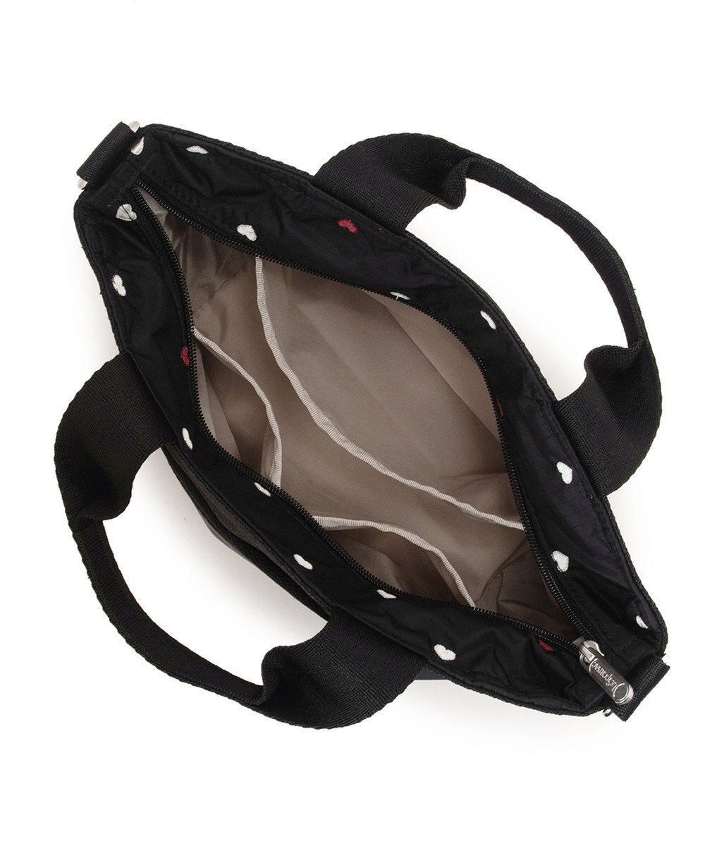 LeSportsac SMALL BUCKET TOTE/レッド/ホワイトハートEMB 