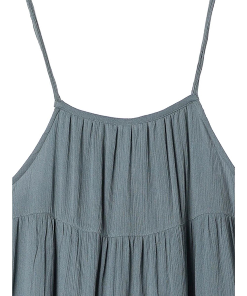 Green Parks 楊柳クレープボリュームキャミワンピース 