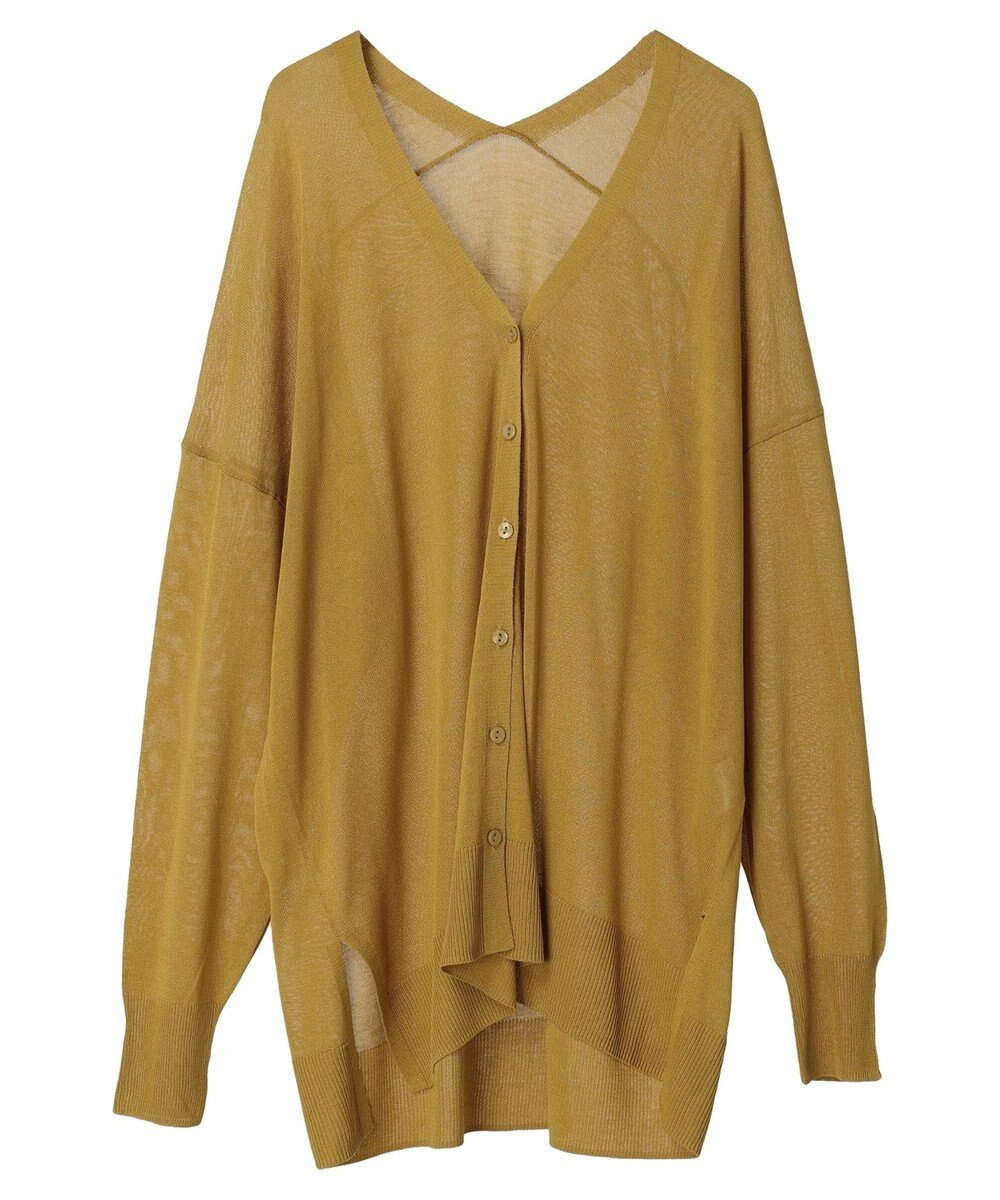 earth music&ecology 接触冷感Ｖネックカーディガン 