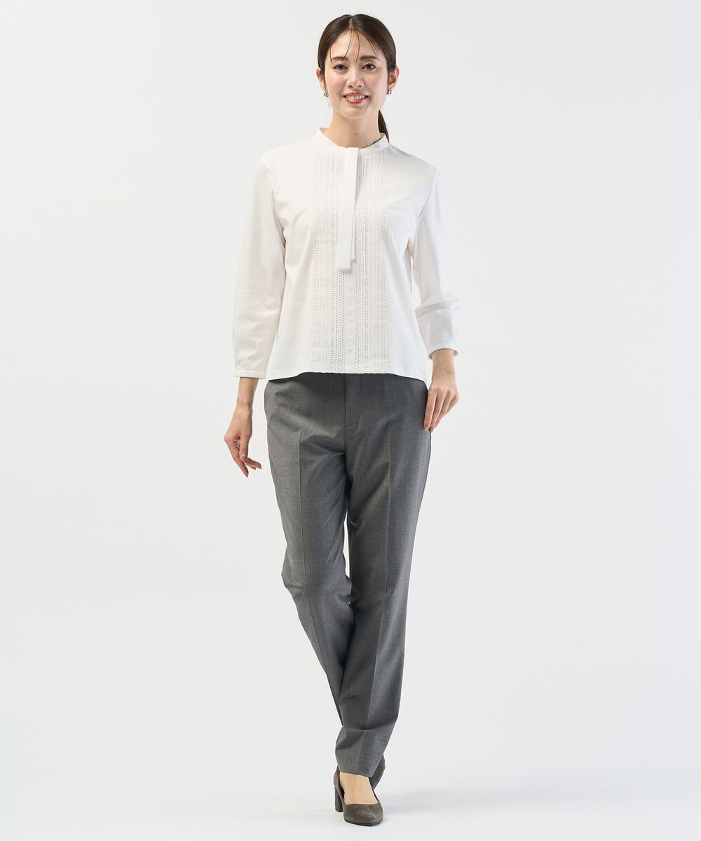 J.PRESS LADIES 【セットアップ対応】BAHARIYE SOLID テーパードパンツ 