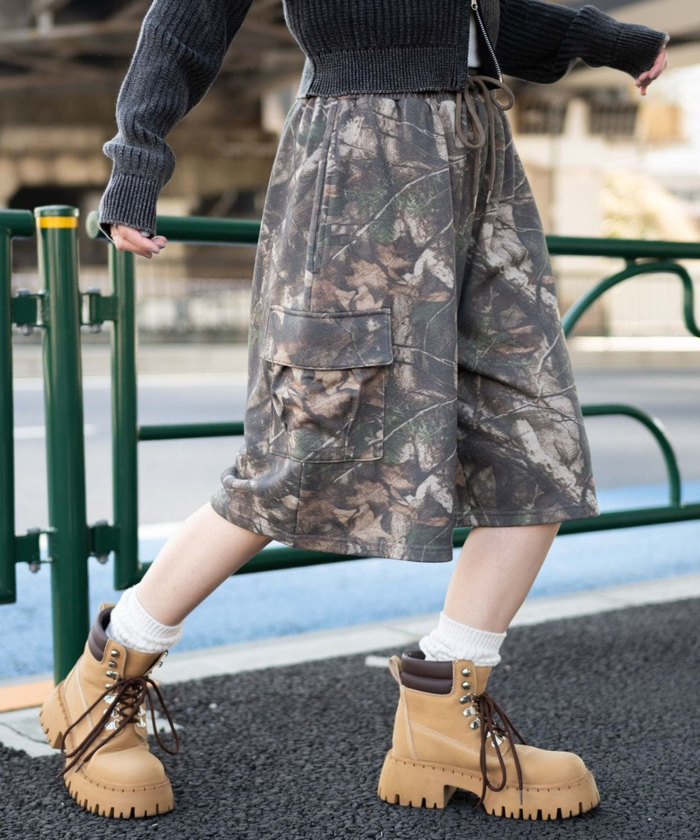 WEGO リアルツリーカモフラハーフパンツ 