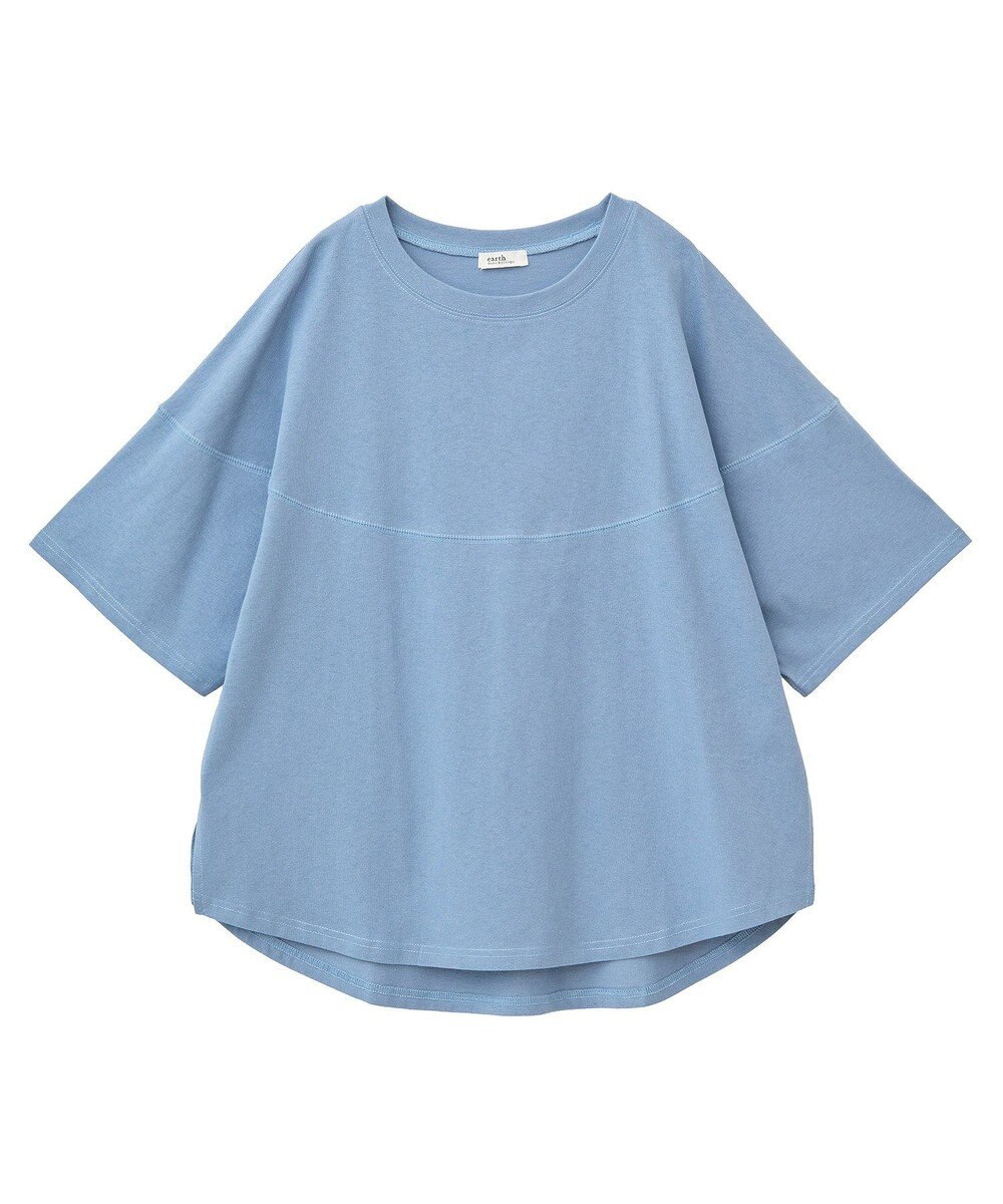 earth music&ecology ドルマンバックプリントＴｅｅ 