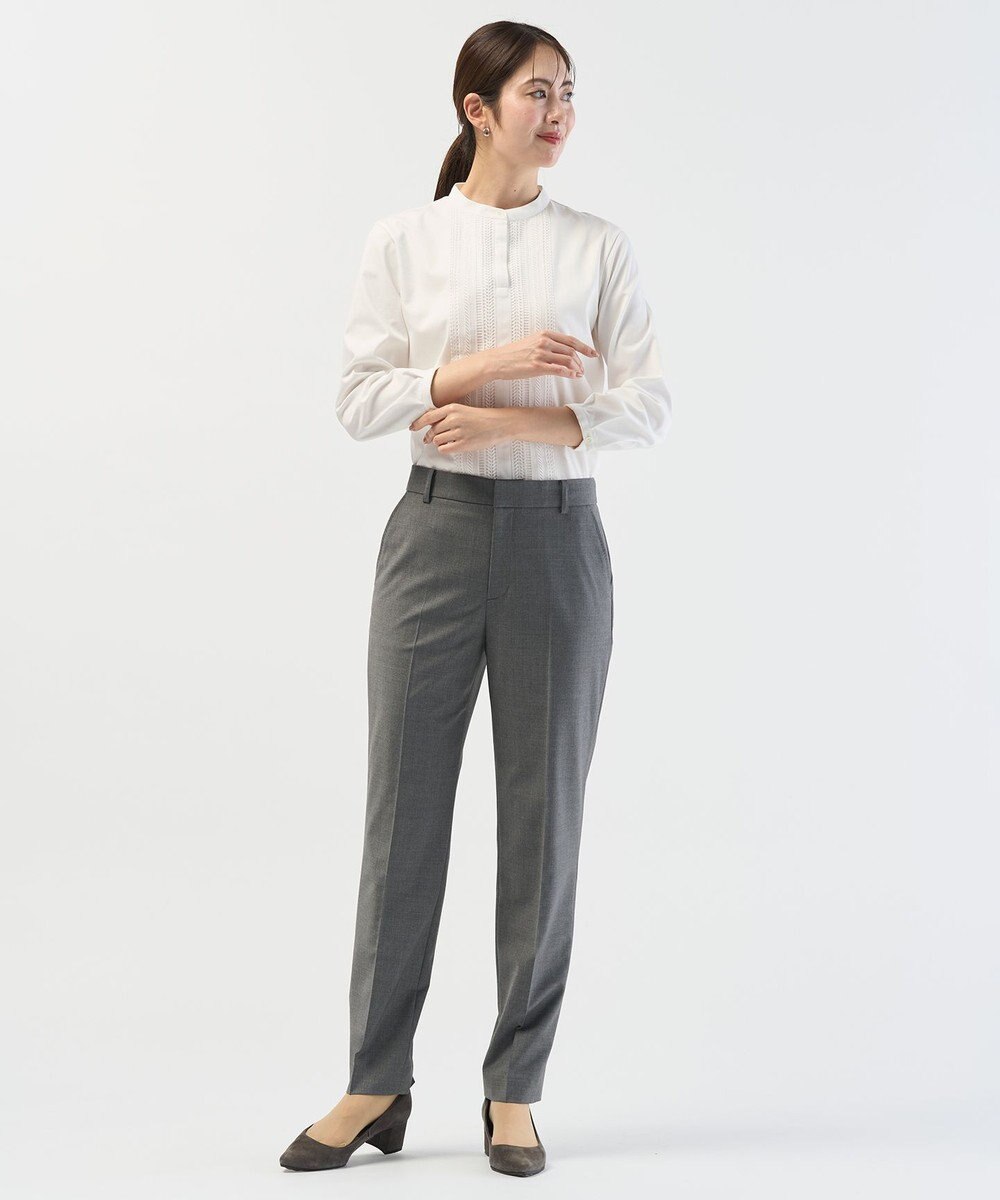 J.PRESS LADIES 【セットアップ対応】BAHARIYE SOLID テーパードパンツ 