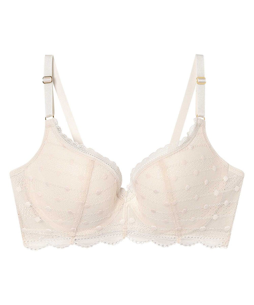 une nana cool 【リニューアル】 ポルカドットモールド 3/4カップブラ 