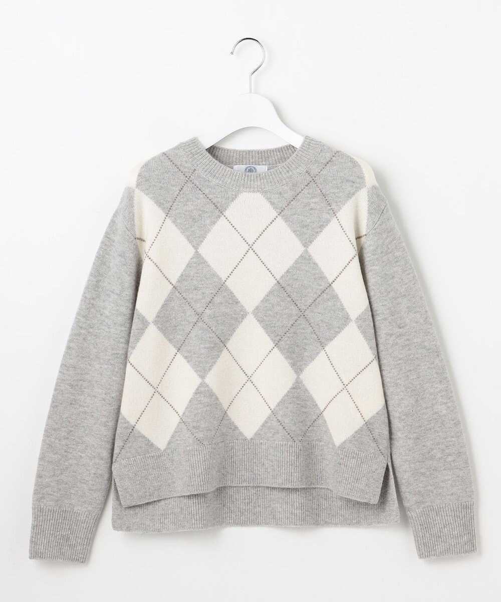 J.PRESS LADIES CASHBIT NEO アーガイル ニット 