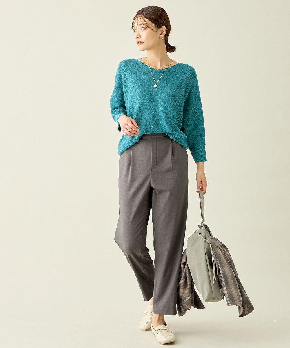 ANY 【6サイズ展開/ウエストゴム】イージーテーパードパンツ 