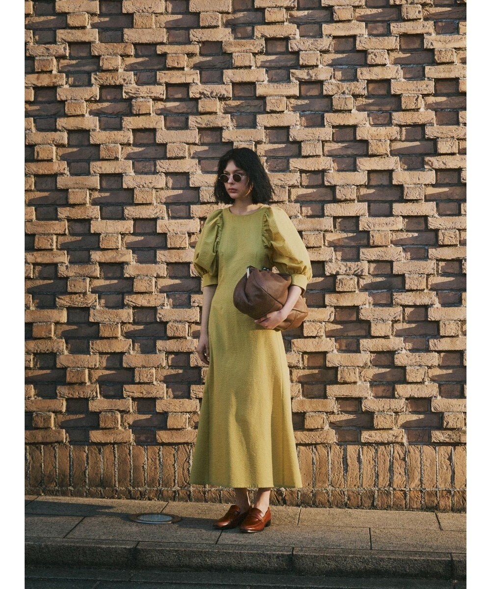 Green Parks AnriettMusee バックカットワークワンピース 