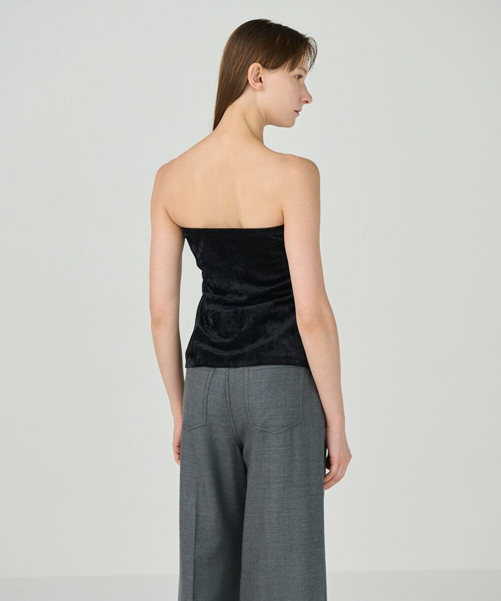 GRACE CONTINENTAL ラインビジューベアトップ 