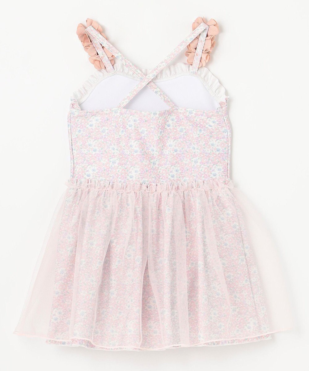 ANY KIDS 花柄チュールワンピース水着 