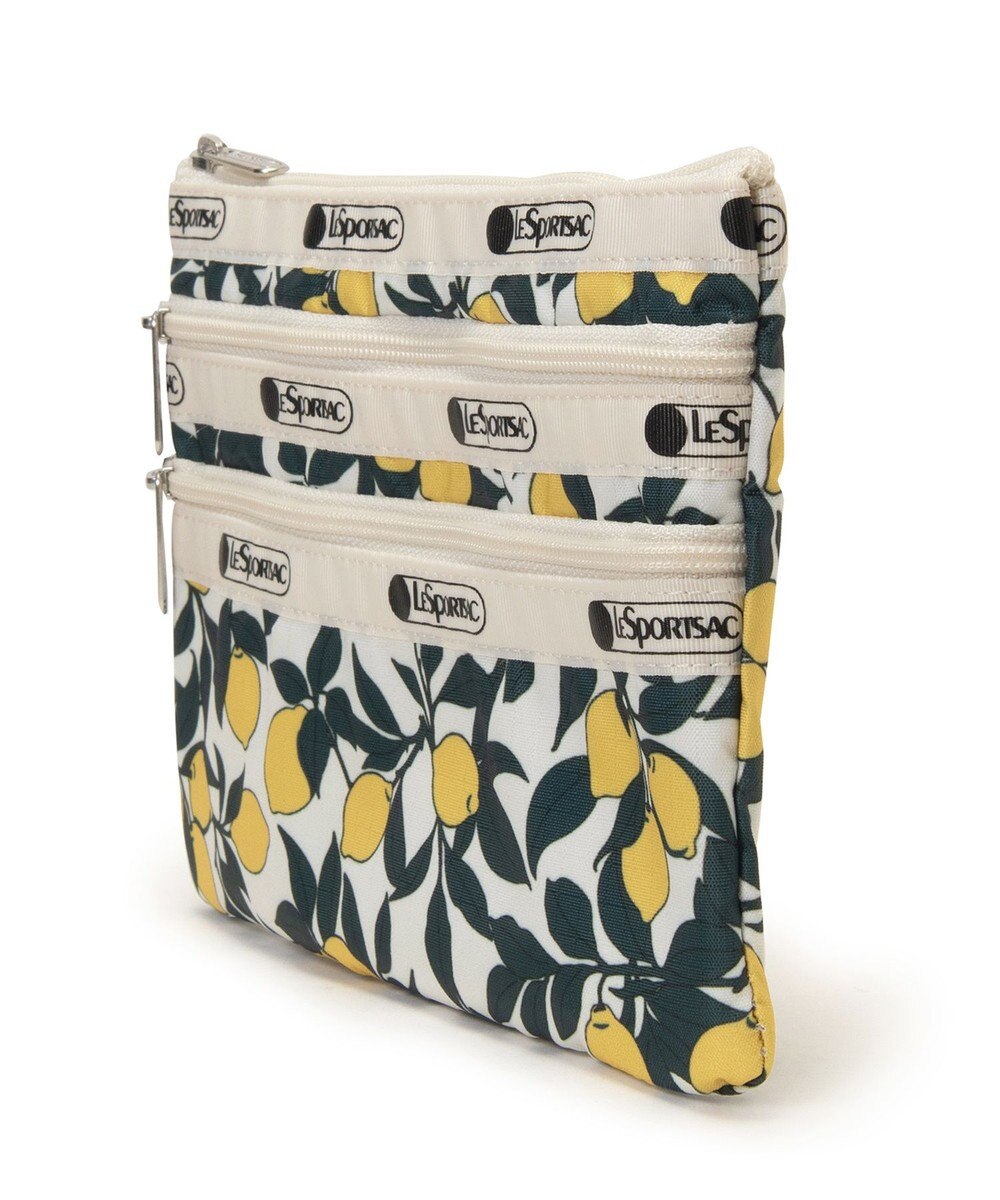 LeSportsac 3ZIP COSMETIC/レモンオーチャード 