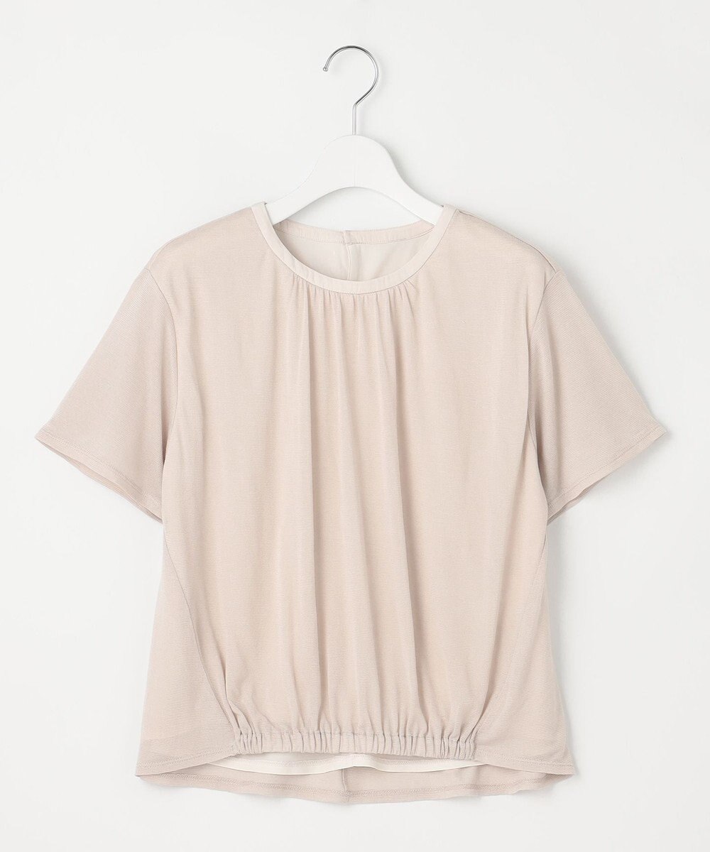 J.PRESS LADIES S 【洗える】ミラノ風天竺シアー カットソー 