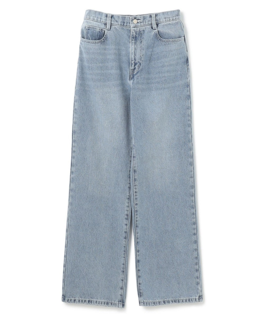 BEIGE， 【洗える】VICTOR / ワイドデニムパンツ 