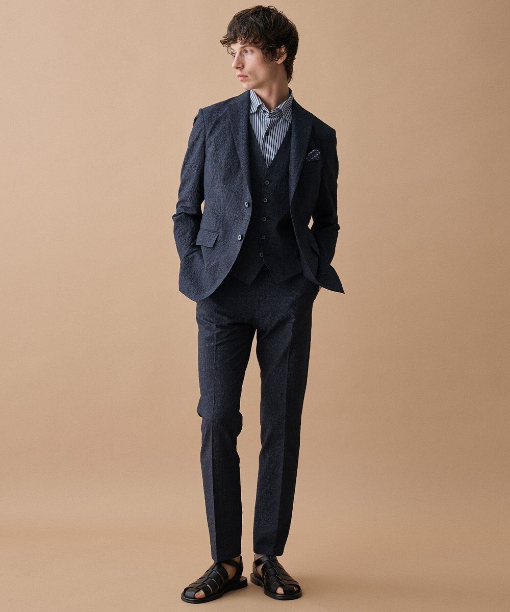 JOSEPH ABBOUD 【キングサイズ・洗える/UV/エコ撥水/26SSモデル登場】ライトウェーブライト ジャケット 