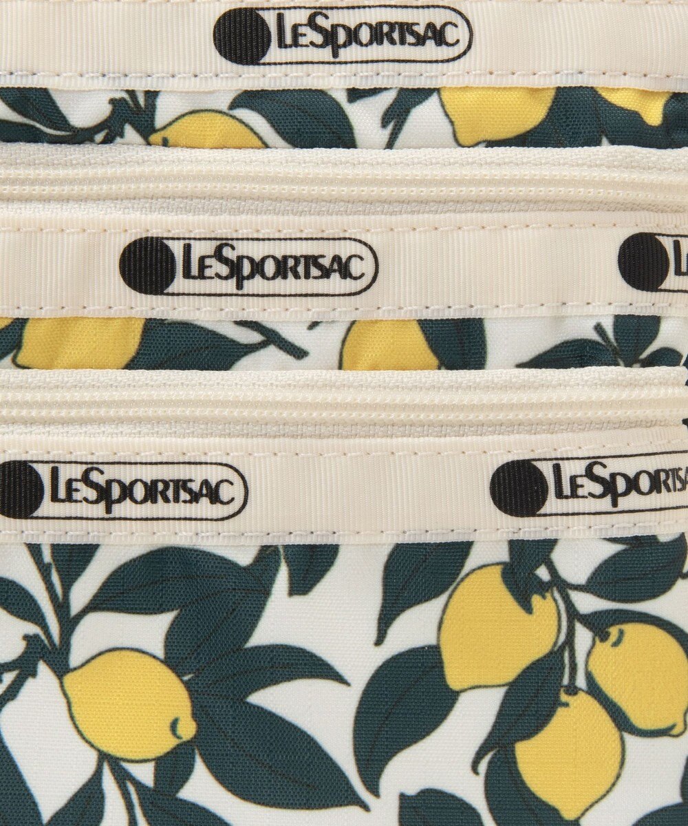 LeSportsac 3ZIP COSMETIC/レモンオーチャード 